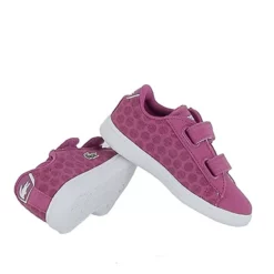 Basket Lacoste Carnaby Evo 317 4 SPI Bébé -Pegashoes Shop basket lacoste carnaby evo 317 4 spi bebe 2